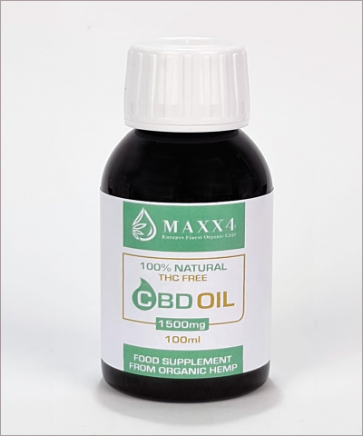 All Natural Cannabis CBD Liquid Oil. 1500 MG Strength THC free