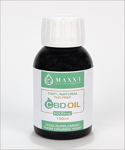 All Natural Cannabis CBD Liquid Oil. 5000 MG Strength THC free
