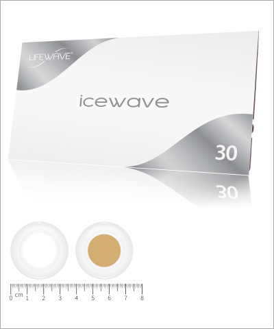 Lifewave Icewave T Cell Phototherapy skin patches. 