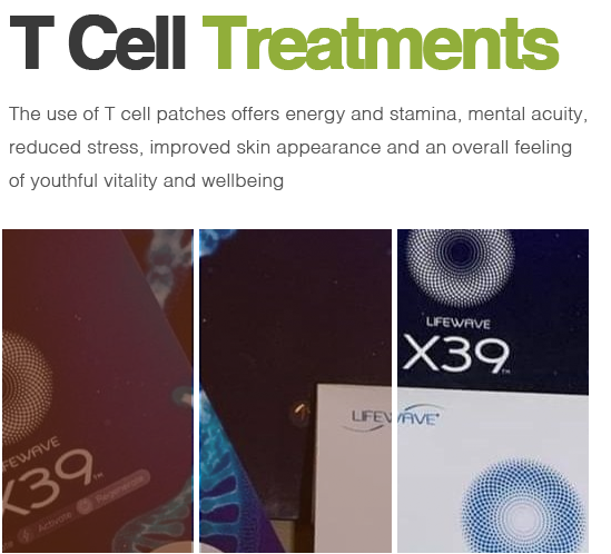 T Cell Skin Energy Testosterone Patches & Body Rejuvenation Phototherapy Treatments